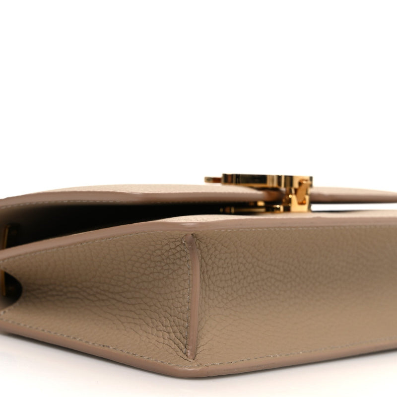 Grainy Calfskin Small Tb Bag Rose Beige