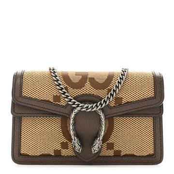 Jumbo Gg Textured Dollar Calfskin Super