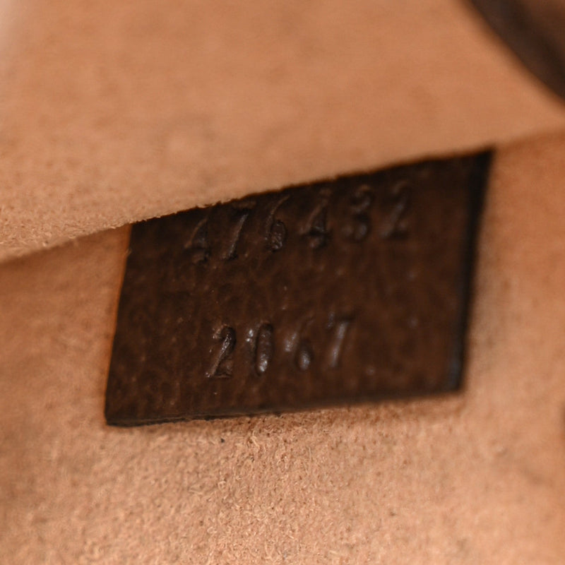 Jumbo Gg Textured Dollar Calfskin Super