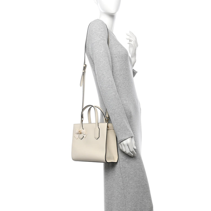 Calfskin Marmont Ribbon Top Handle Bag