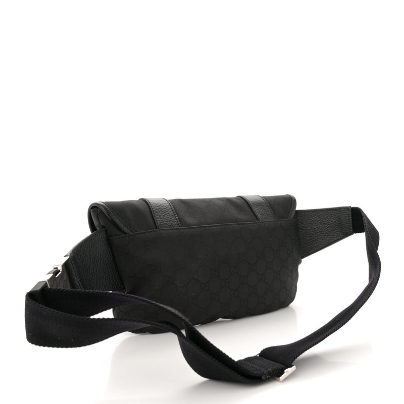 Nylon Waist Belt Bag Black