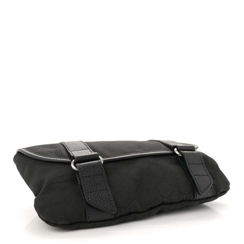 Nylon Waist Belt Bag Black