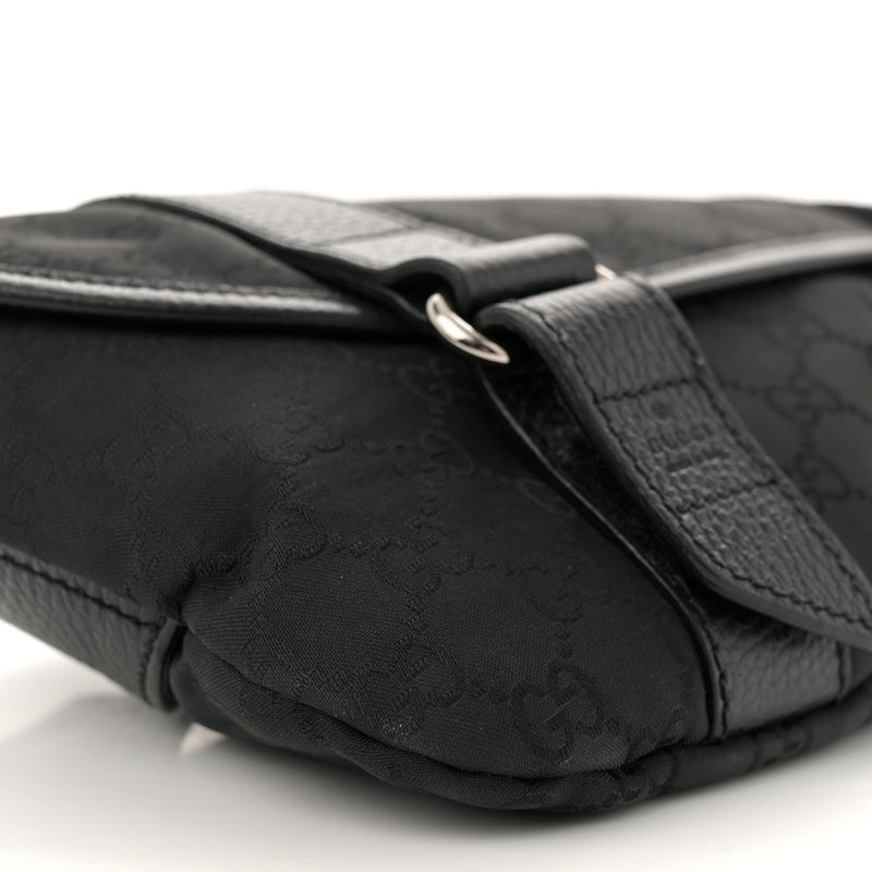 Nylon Waist Belt Bag Black