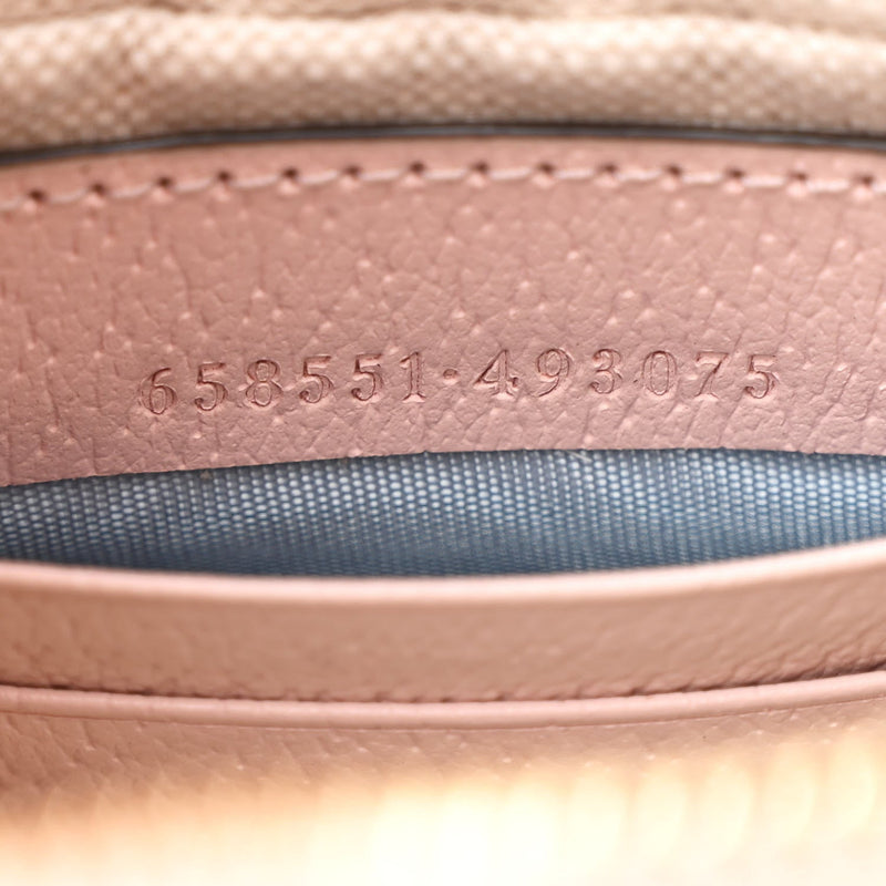 Jumbo Gg Textured Dollar Calfskin Mini