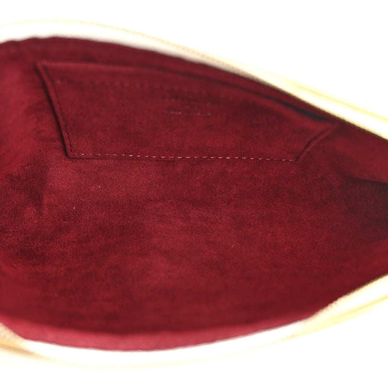 Multicolor Kate Clutch White