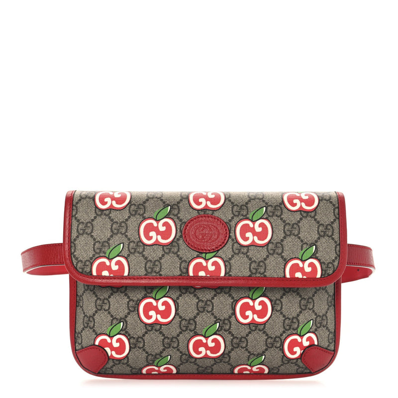 Gg Supreme Apple Interlocking G Belt Bag