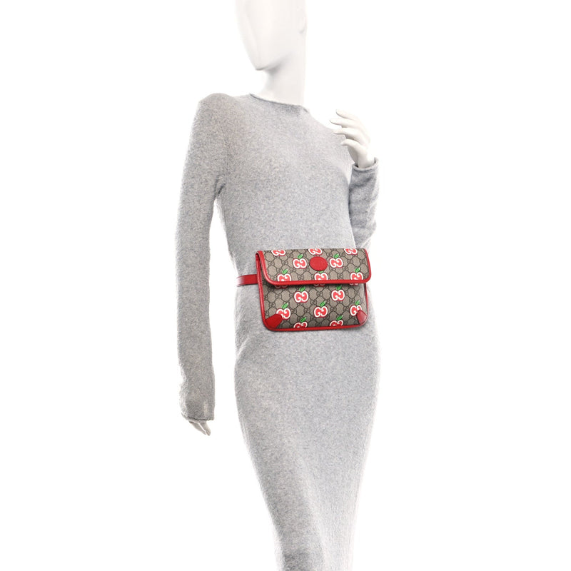 Gg Supreme Apple Interlocking G Belt Bag