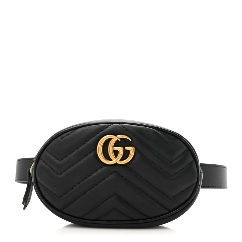 Calfskin Matelasse Gg Marmont Belt Bag