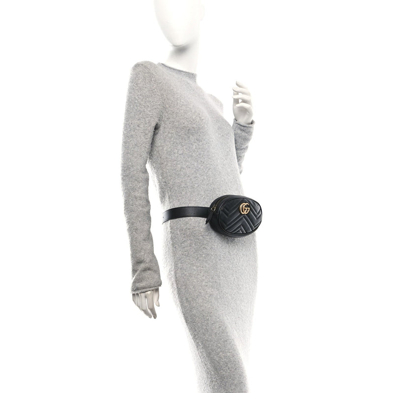 Calfskin Matelasse Gg Marmont Belt Bag