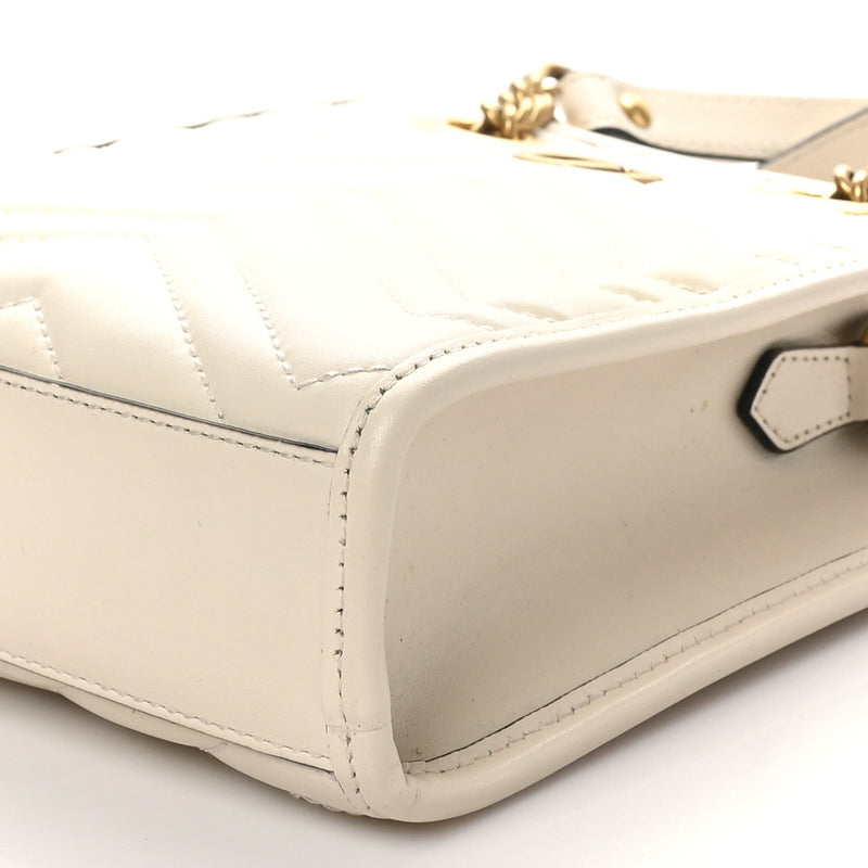 Calfskin Matelasse Chevron Mini Gg