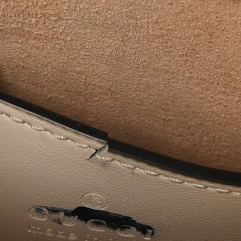 Calfskin Matelasse Chevron Mini Gg