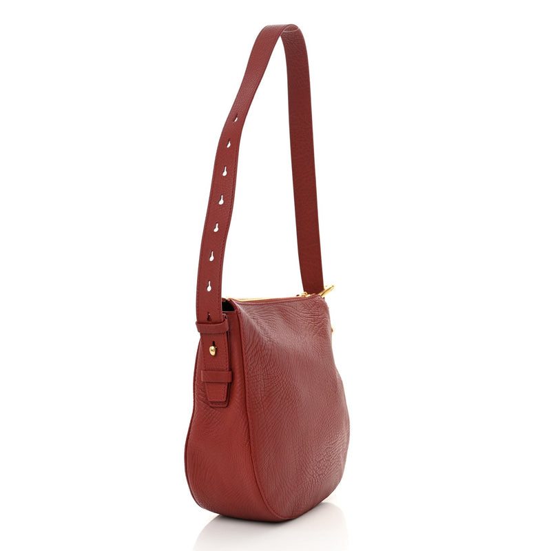 Grainy Calfskin Small Knight Bag Red