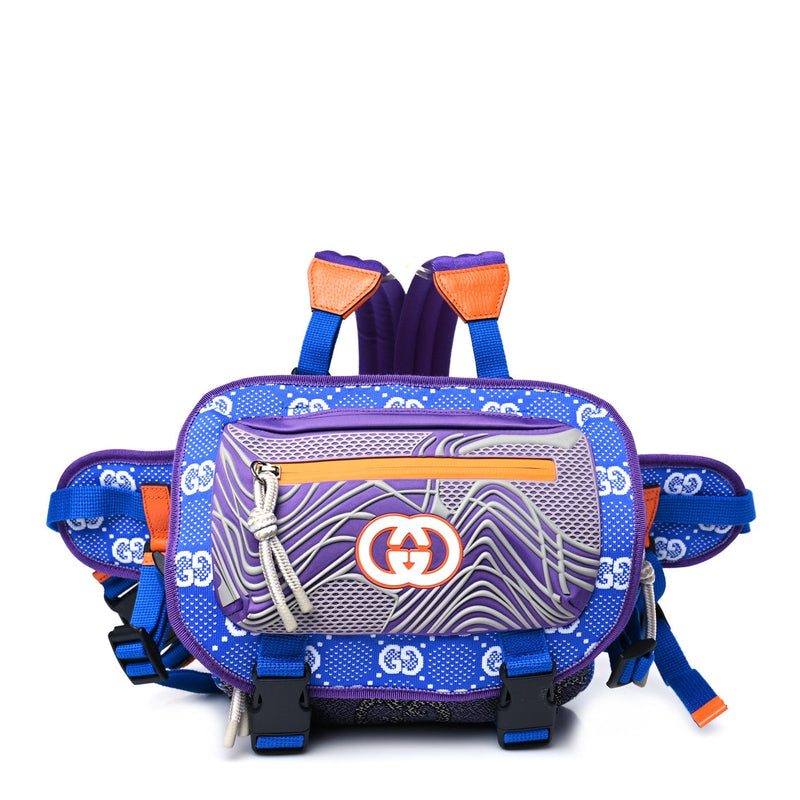 Jersey Gg All Over Sporty Flap Backpack