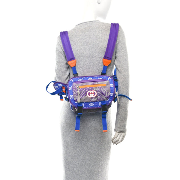 Jersey Gg All Over Sporty Flap Backpack