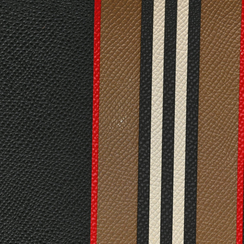 Calfskin Icon Stripe Bum Bag Black