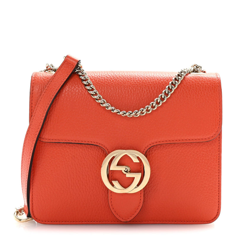 Dollar Calfskin Small Interlocking G