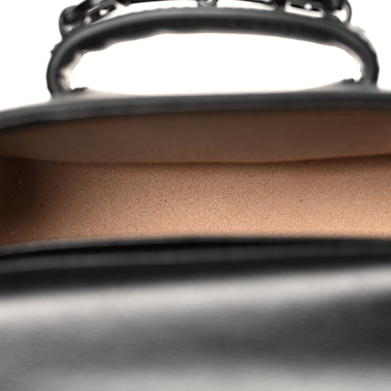 Azalea Calfskin Web Monochrome Horsebit