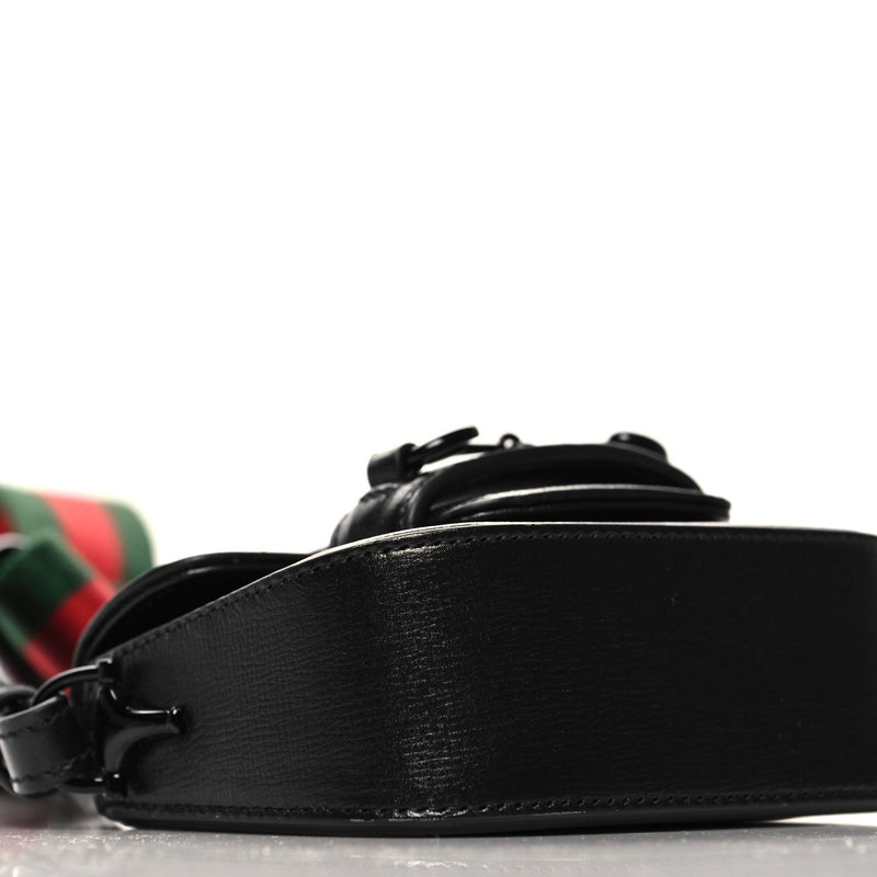 Azalea Calfskin Web Monochrome Horsebit