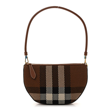 Canvas Calfskin Check Knitted Small