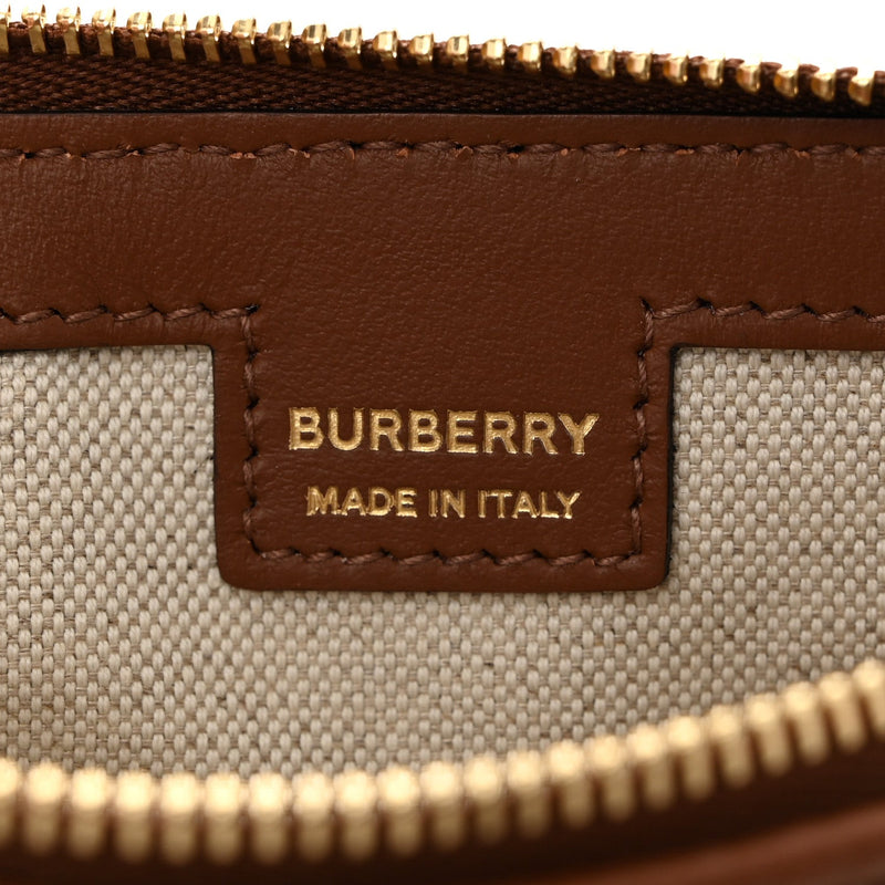 Canvas Calfskin Check Knitted Small