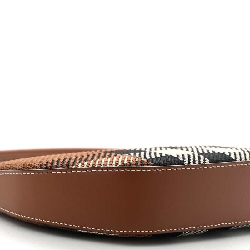 Canvas Calfskin Check Knitted Small