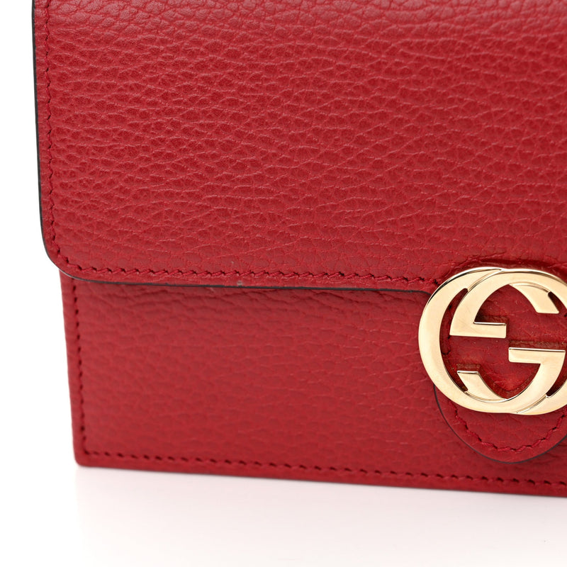 Dollar Calfskin Interlocking G Chain