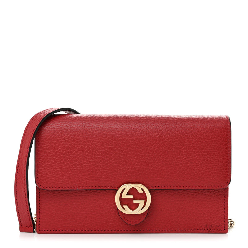 Dollar Calfskin Interlocking G Chain