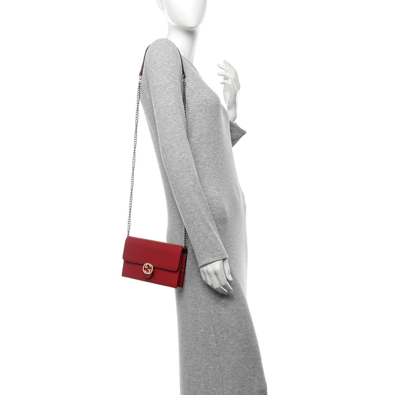 Dollar Calfskin Interlocking G Chain