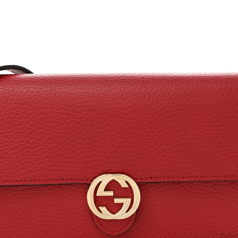 Dollar Calfskin Interlocking G Chain