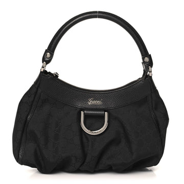 Nylon Medium D Gold Ring Hobo Black