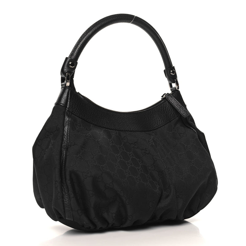 Nylon Medium D Gold Ring Hobo Black