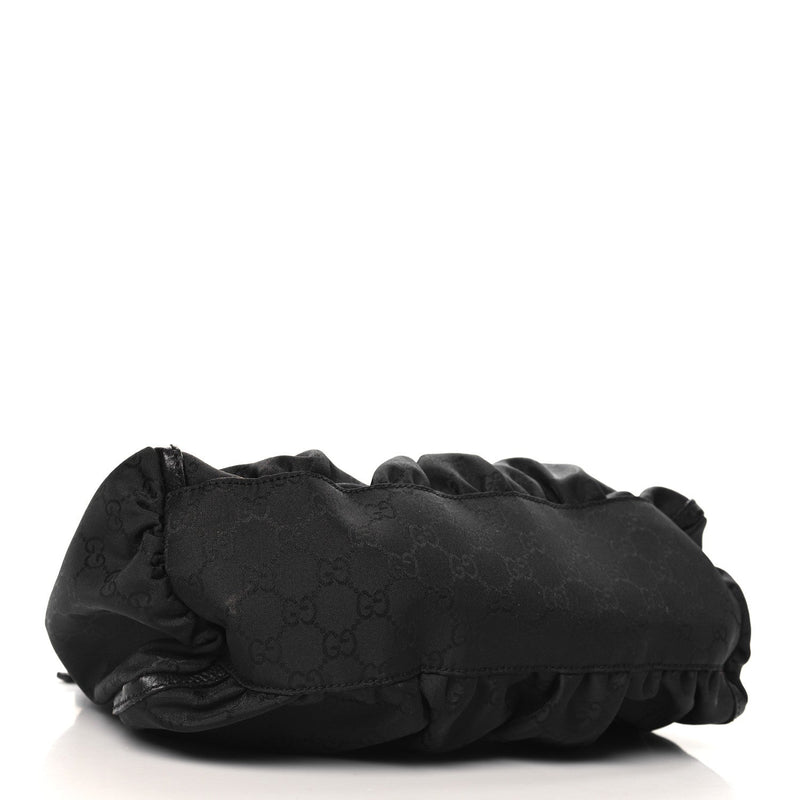 Nylon Medium D Gold Ring Hobo Black