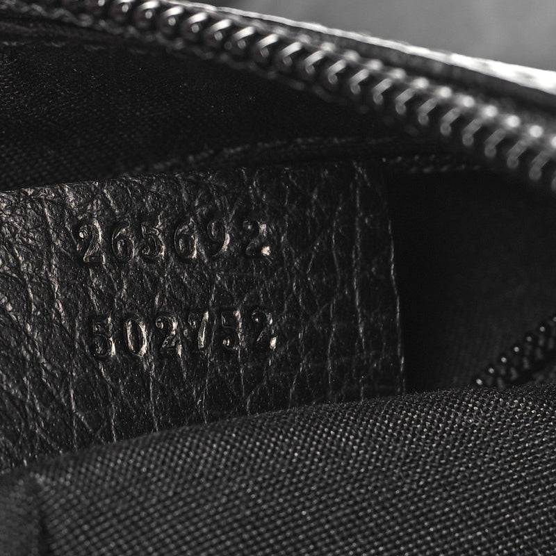 Nylon Medium D Gold Ring Hobo Black