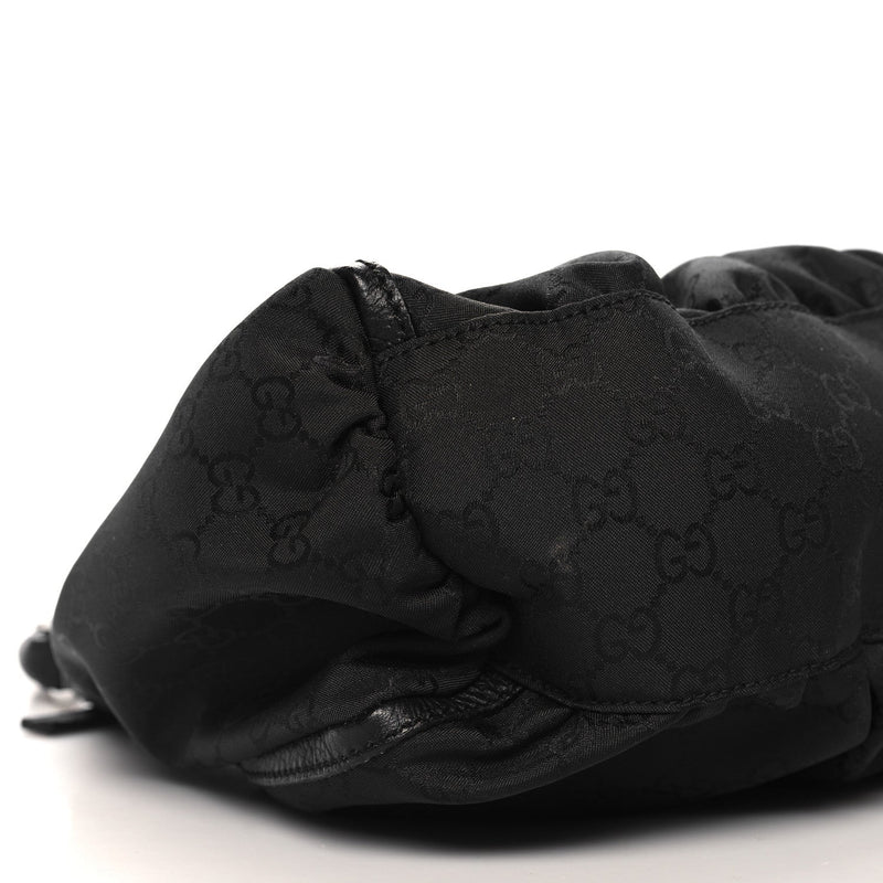 Nylon Medium D Gold Ring Hobo Black