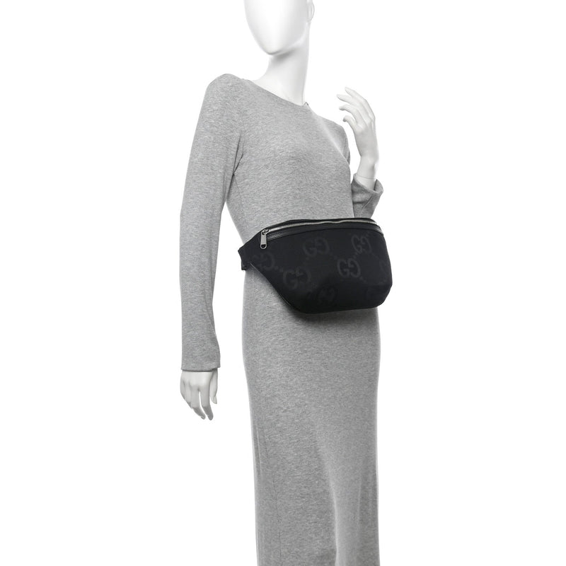 Jumbo Gg Textured Dollar Calfskin Web