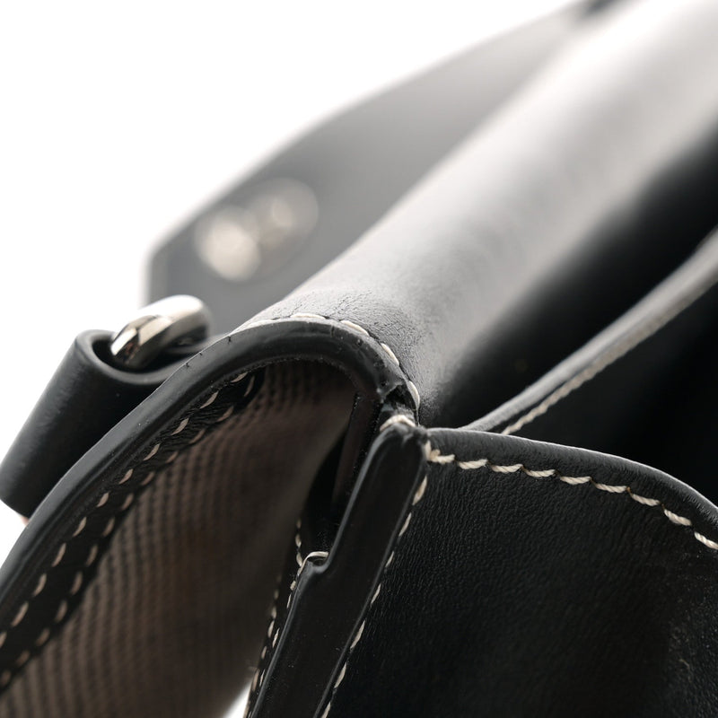 Cotton Canvas Horseferry Print Crossbody