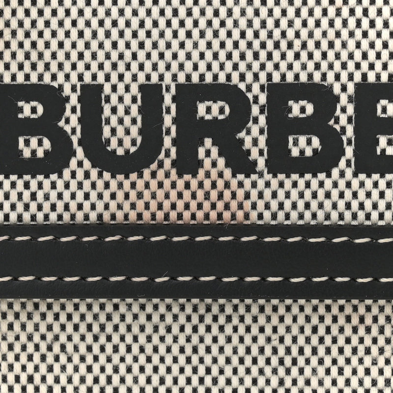 Cotton Canvas Horseferry Print Crossbody