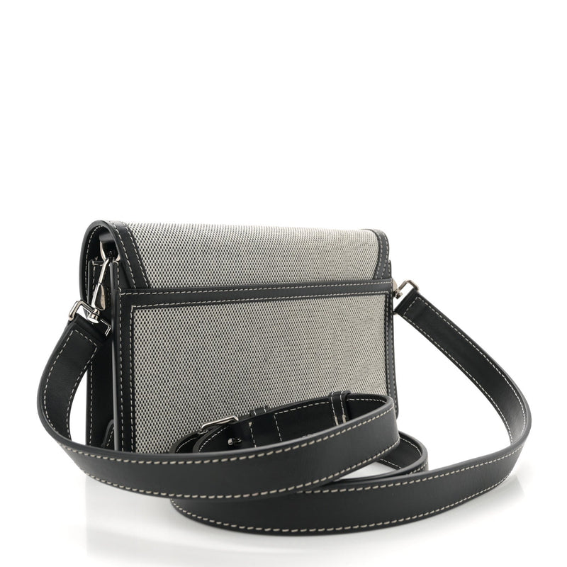 Cotton Canvas Horseferry Print Crossbody