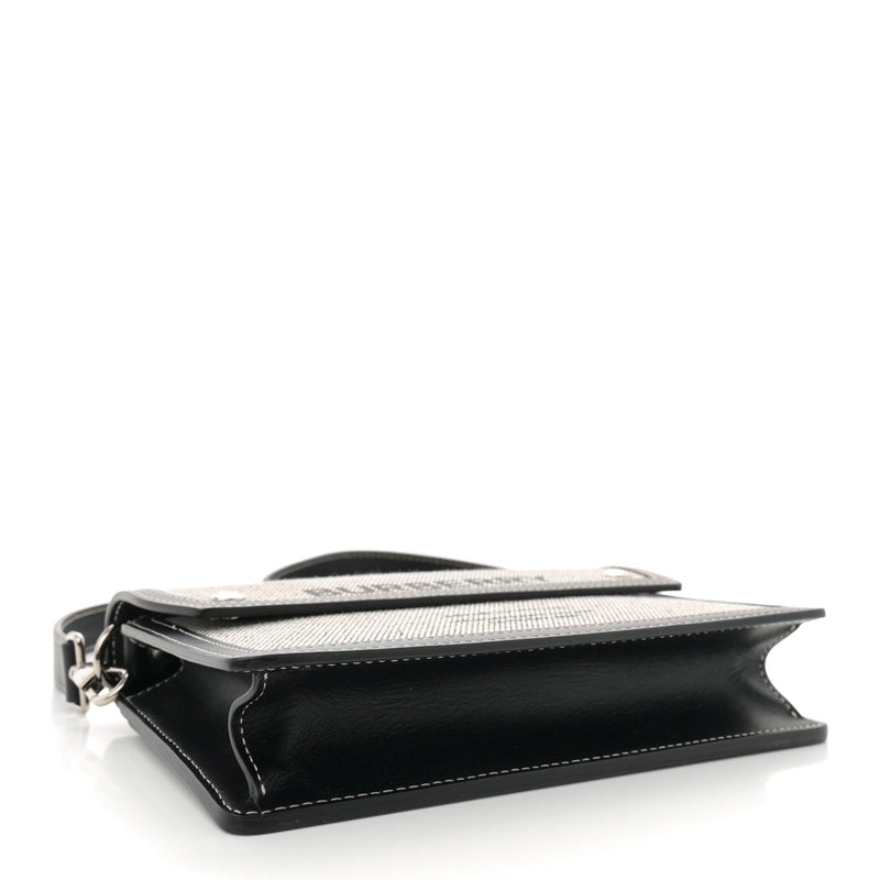 Cotton Canvas Horseferry Print Crossbody