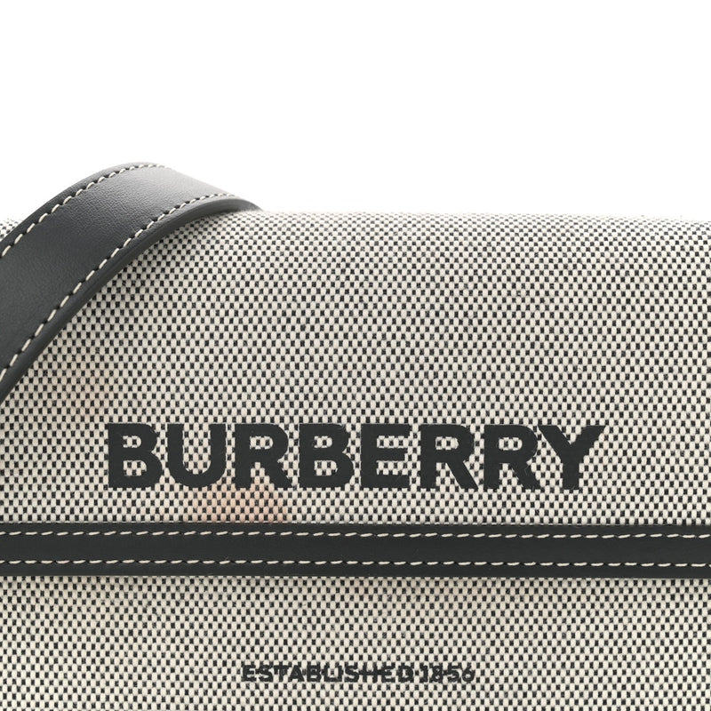 Cotton Canvas Horseferry Print Crossbody