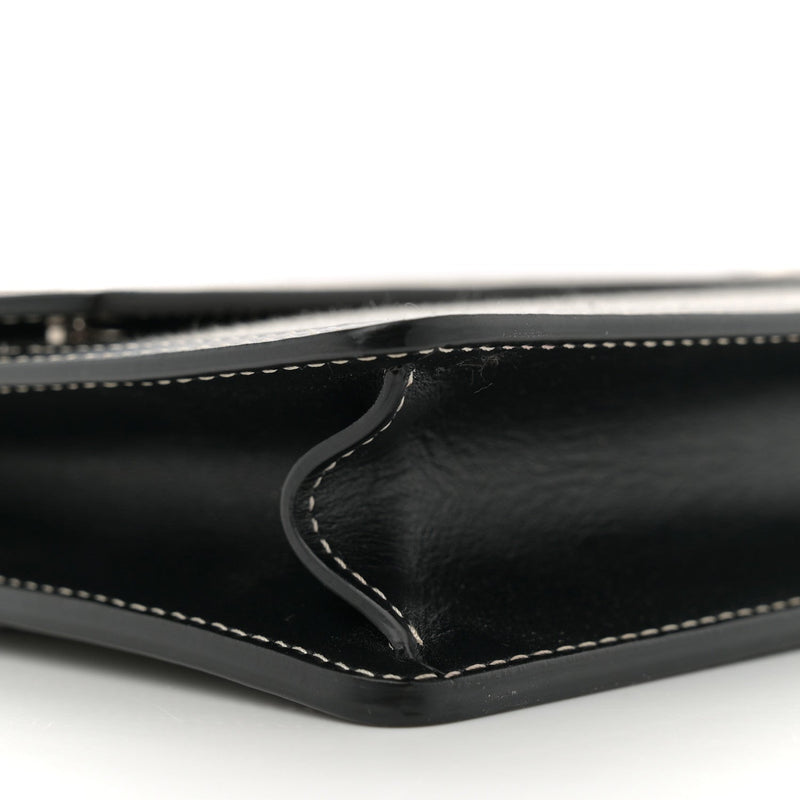 Cotton Canvas Horseferry Print Crossbody