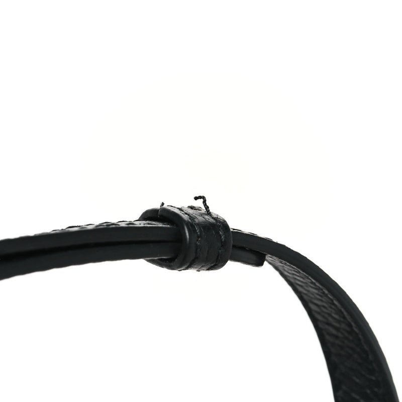 Grained Calfskin Small Camera Bag Black