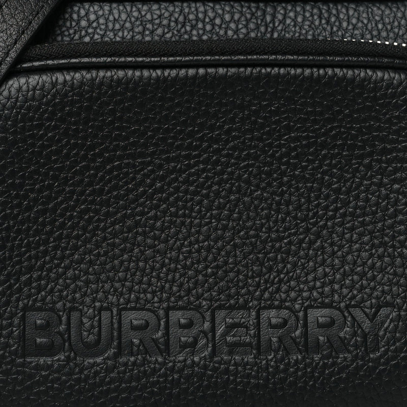 Grained Calfskin Small Camera Bag Black