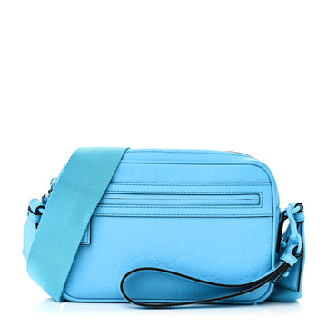 Rubber Effect Gg Crossbody Bag Bright