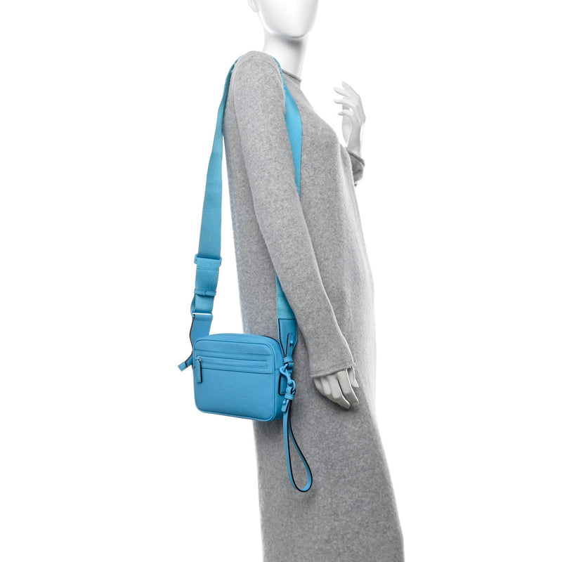 Rubber Effect Gg Crossbody Bag Bright