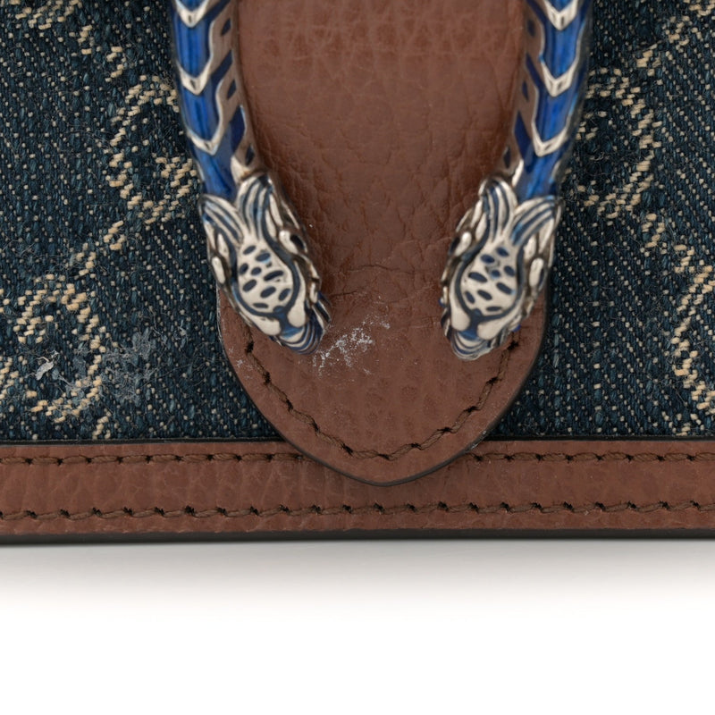 New Denim Gg Dollar Calfskin Enamel