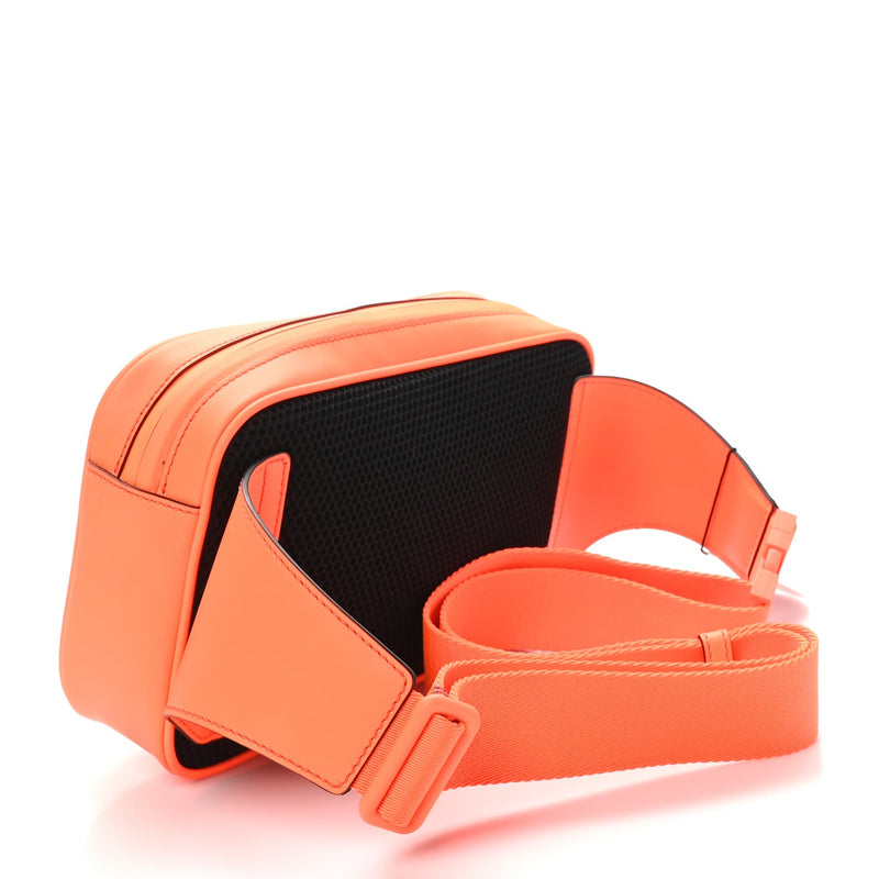Rubber Effect Gg Belt Bag New Orange