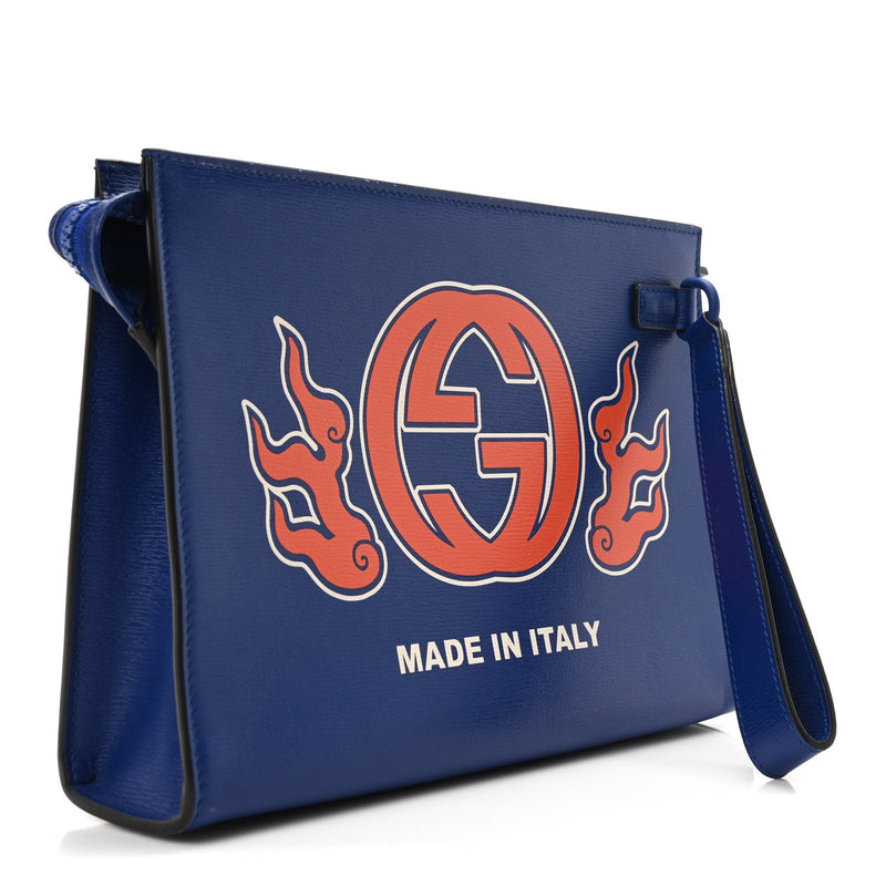 New Shanghai Calfskin Interlocking G