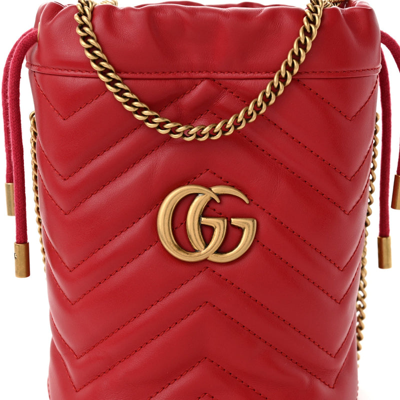 Calfskin Matelasse Mini Gg Marmont 2.0