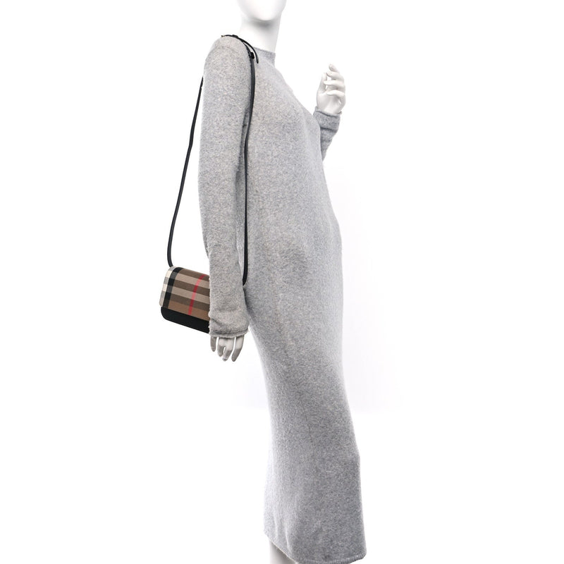 Grained Calfskin House Check Small